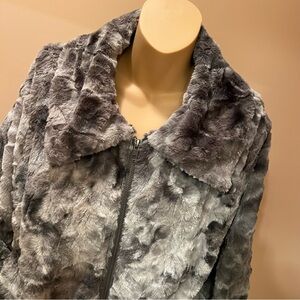 CAbi Faux fur jacket size medium